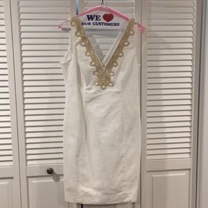 Lilly Pulitzer white shift dress
